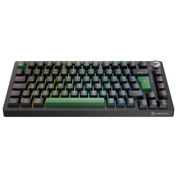 Gamepower Tirus He80 8K RGB Tkl Magnetic Switch Kablolu Oyuncu Klavyesi - Görsel 2