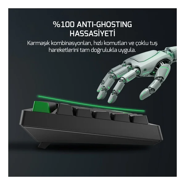 Gamepower Tirus He80 8K RGB Tkl Magnetic Switch Kablolu Oyuncu Klavyesi - Görsel 7