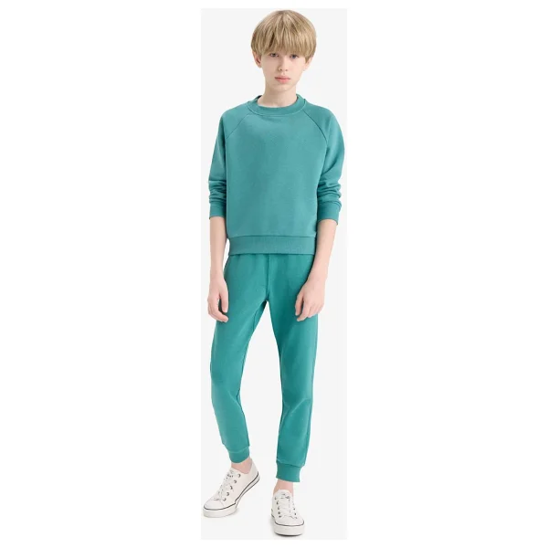 Defacto Erkek Çocuk Bisiklet Yaka Basic Düz Sweatshirt E8415a825au - Görsel 7