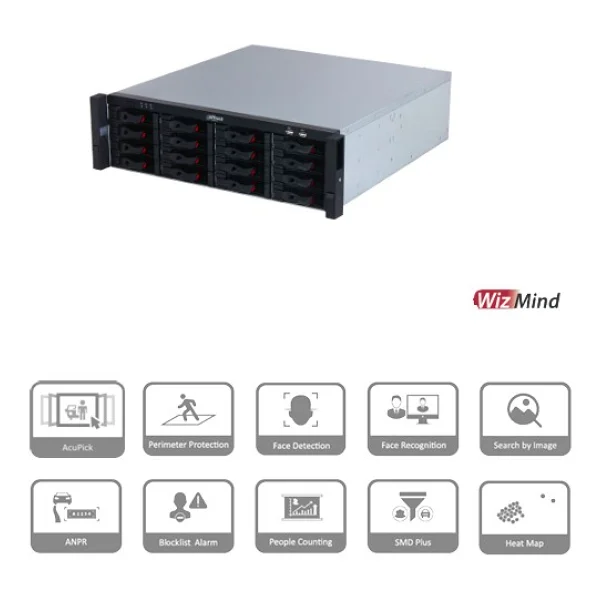 Dahua Nvr616rh-128-Xı Full HD 128 Kanal Nvr Kayıt Cihazı - Görsel 6