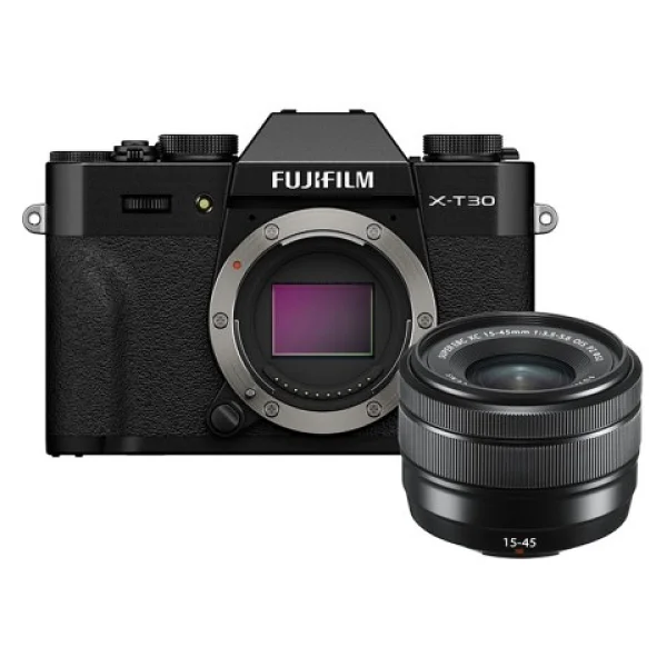 Fujifilm X-T30 Iıı + 15-45mm Lens Siyah Aynasız Fotoğraf Makinesi