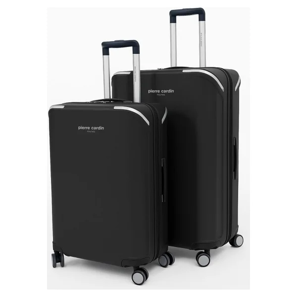 Pierre Cardin 04pc7090 Poliprobilen Beyaz Orta + Büyük Boy 2'li Valiz Seti - Görsel 7