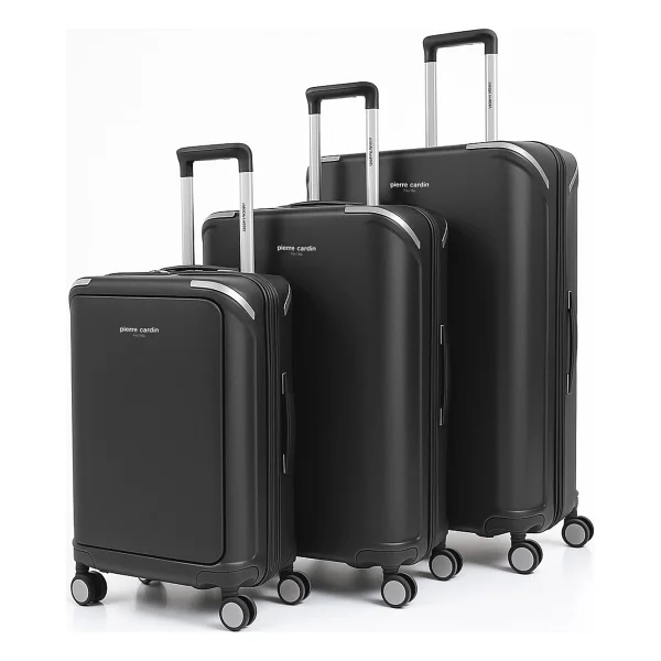 Pierre Cardin 04pc7090 Poliprobilen Beyaz Kabin + Orta + Büyük Boy 3'lü Valiz Seti - Görsel 8