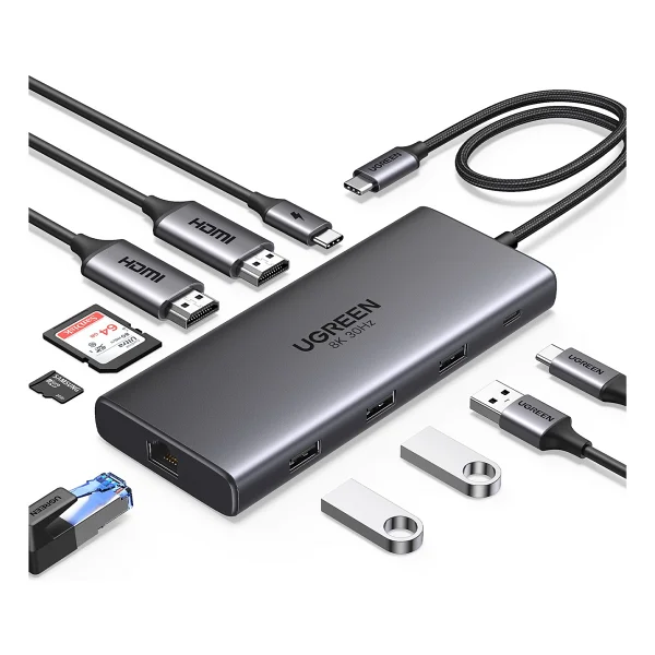 Ugreen 15534 Laptop Docking Station - Görsel 6