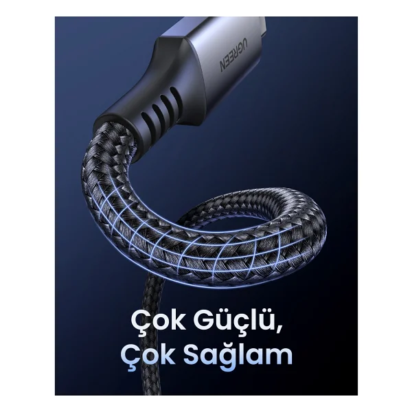 Ugreen 15374 2 M Type-C To Type-C Hızlı Şarj Kablosu - Görsel 10