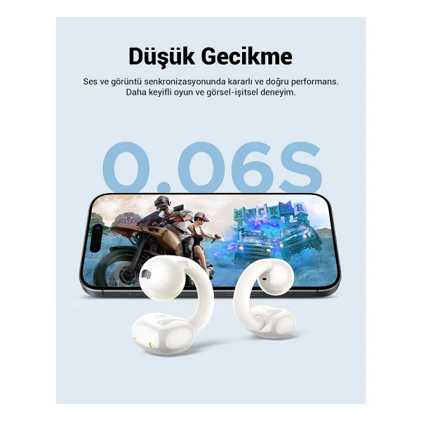 Ugreen Hitune S3 TWS Beyaz Kulak İçi Bluetooth Kulaklık - Görsel 8
