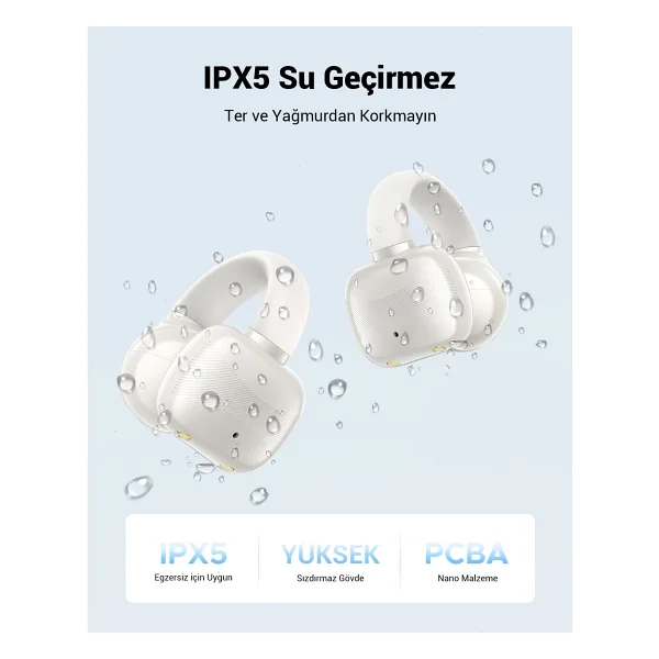 Ugreen Hitune S3 TWS Beyaz Kulak İçi Bluetooth Kulaklık - Görsel 9