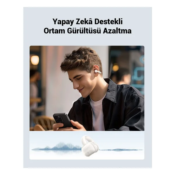 Ugreen Hitune S3 TWS Beyaz Kulak İçi Bluetooth Kulaklık - Görsel 10