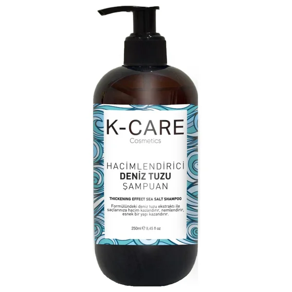 K K-Care Cosmetics Hacimlendirici Deniz Tuzu 250 Ml Şampuan - Görsel 3