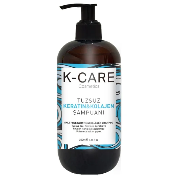 K K-Care Cosmetics Tuzsuz Kolajen Ve Keratin Içerikli Besleyici Şampuan 250 Ml - Görsel 3