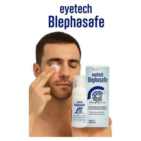 Eyetech Blephasafe 100 Ml Kirpik, Göz Çevresi Ve Yüz Temizleme Köpüğü - Görsel 4