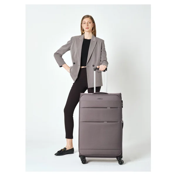 Pierre Cardin 04pc4200-01 Kumaş Büyük Boy Valiz - Görsel 10