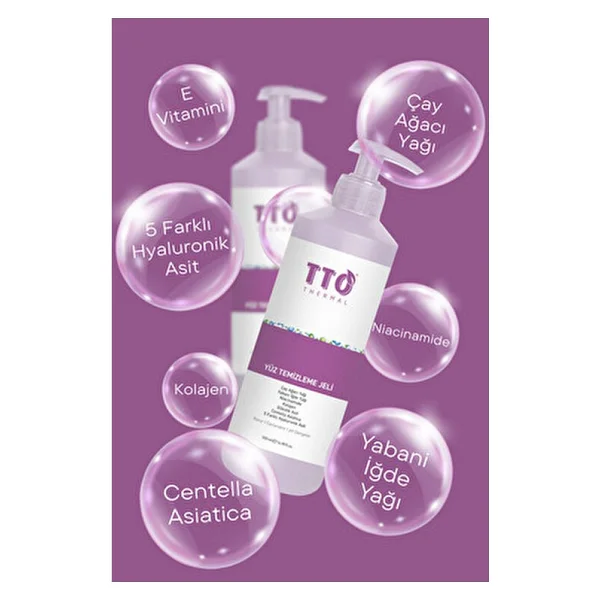 Tto Thermal 500 Ml Yüz Temizleme Jeli - Görsel 9