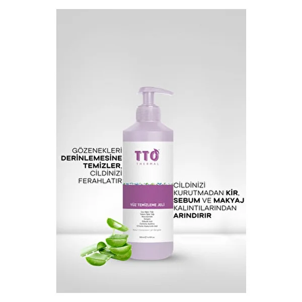 Tto Thermal 500 Ml Yüz Temizleme Jeli - Görsel 10