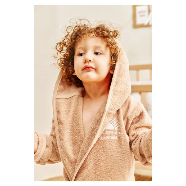 Soley Boho Çocuk Bornozu - 4 - 6 Yaş - Kiremit - Görsel 10