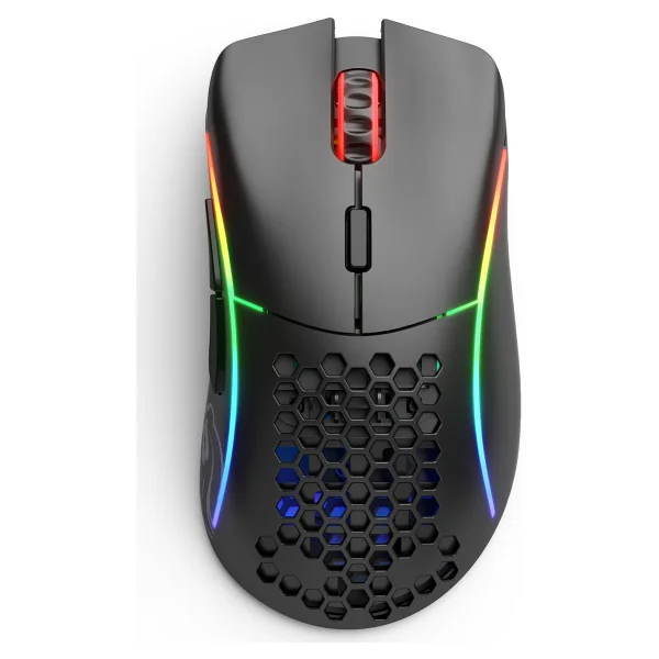 Glorious Model D Glo-Ms-Dw-Mw Mat Beyaz RGB Şarjlı Optik Kablosuz Oyuncu Mouse - Görsel 6