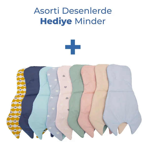 Babyjem İndigo Mavi Yandan Açılır Banyo Ve Mama Oturağı & Minder 2'li Set Kolay Temizlenebilir - Görsel 6