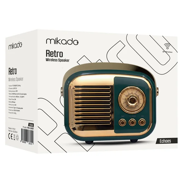 Mikado Md-24bt Yeşil Bluetooth Hoparlör - Görsel 10