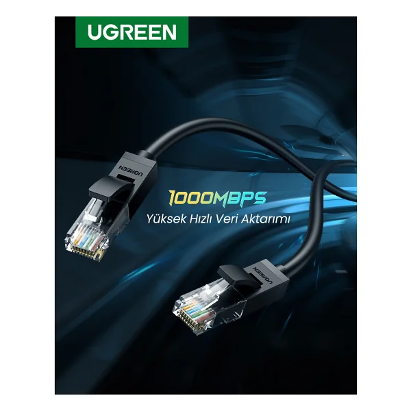 Ugreen 20162 5 M Cat6 Patch Kablo - Görsel 3