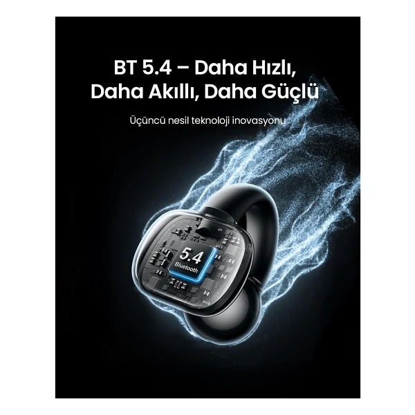 Ugreen Hitune S3 TWS Siyah Kulak İçi Bluetooth Kulaklık - Görsel 4