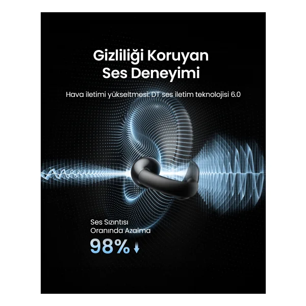 Ugreen Hitune S3 TWS Siyah Kulak İçi Bluetooth Kulaklık - Görsel 5