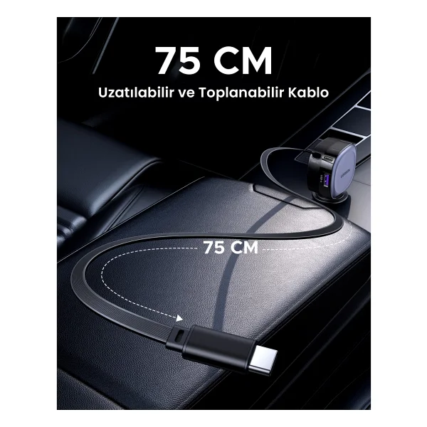 Ugreen 55653 75 W Hızlı Araç Şarj Aleti - Görsel 8