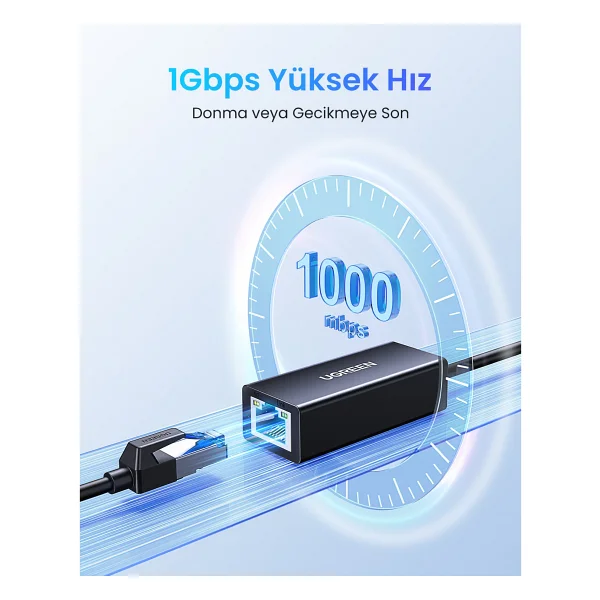 Ugreen 20256 USB 3.0 to Ethernet Dönüştürücü - Görsel 7