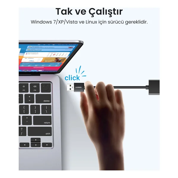 Ugreen 20256 USB 3.0 to Ethernet Dönüştürücü - Görsel 10