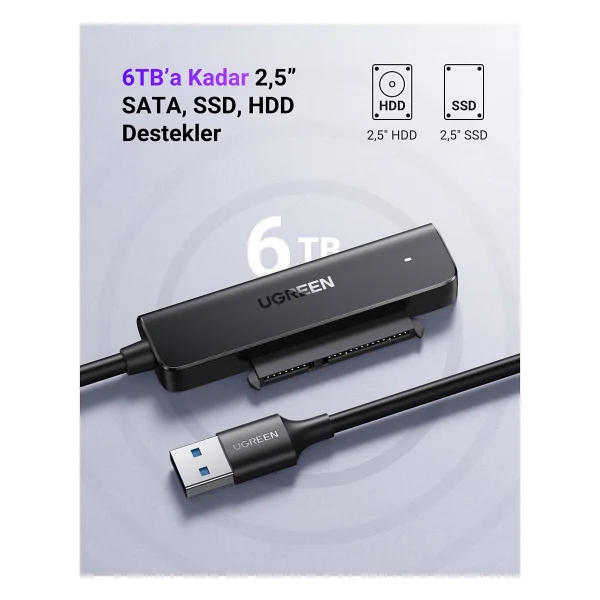 Ugreen 70609 USB Dönüştürücü - Görsel 8