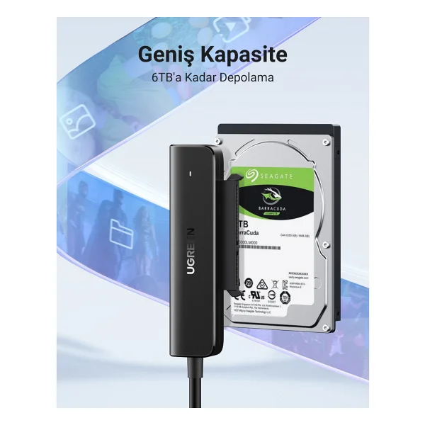 Ugreen 70610 Type-C To Sata Dönüştürücü - Görsel 8