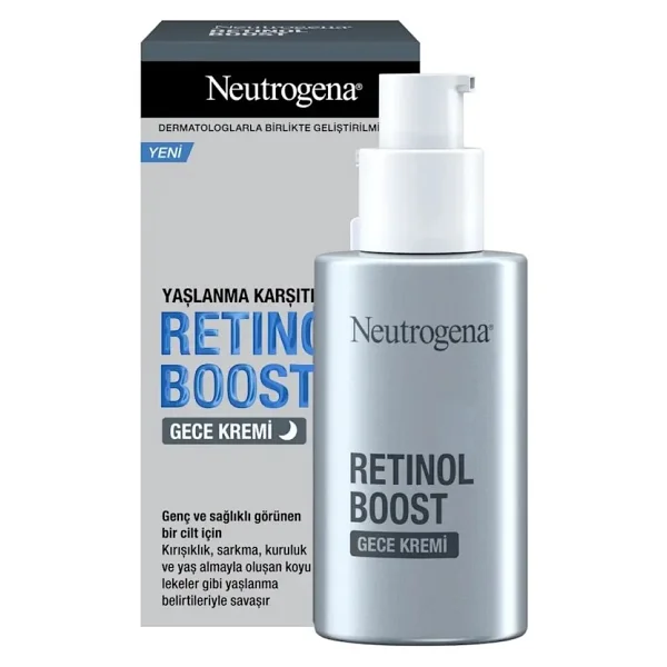 Neutrogena Retinol Boost Gece Kremi 50 Ml - Dezenfektan Hediyeli (%72 Alkol) - Görsel 4