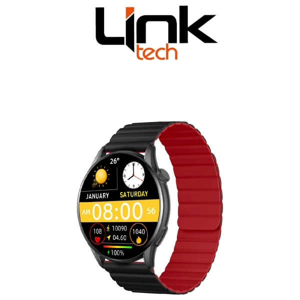 Linktech Lt Watch S104 Premium Siyah Akıllı Saat - Görsel 7