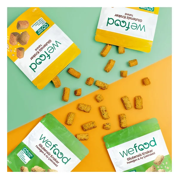 Wefood Tahinli Kraker 40 Gr 3'lü - Görsel 6