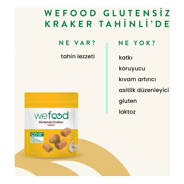 Wefood Tahinli Kraker 40 Gr 5'li - Görsel 2