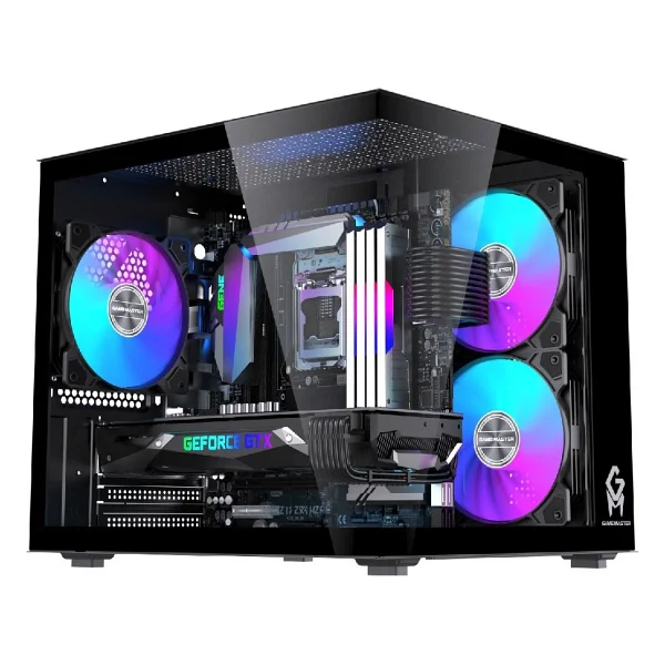 Game Master Gm-X1 RGB Fanlı Siyah Micro Atx Oyuncu Kasası - Görsel 6