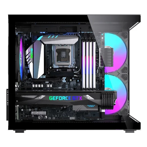 Game Master Gm-X1 RGB Fanlı Siyah Micro Atx Oyuncu Kasası - Görsel 3