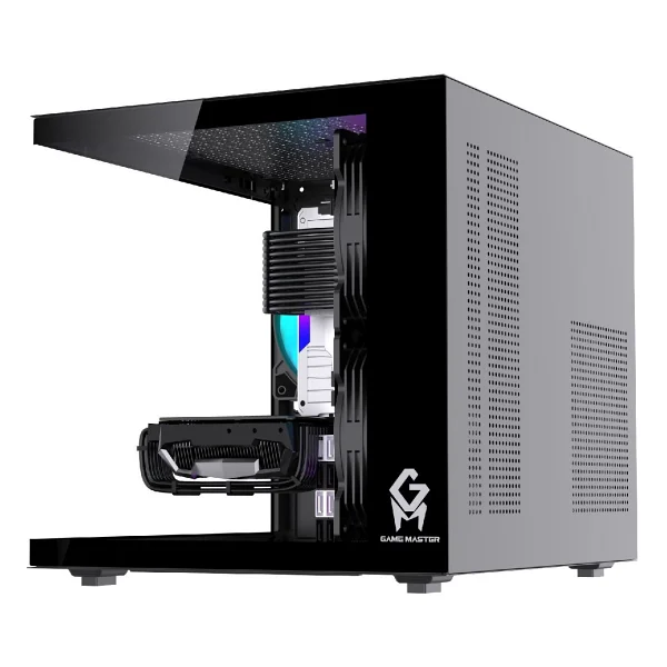 Game Master Gm-X1 RGB Fanlı Siyah Micro Atx Oyuncu Kasası - Görsel 4