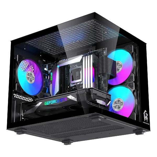 Game Master Gm-X1 RGB Fanlı Siyah Micro Atx Oyuncu Kasası - Görsel 5
