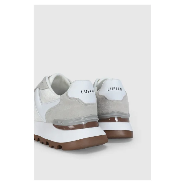Lufian Arthur Beyaz-Bej Erkek Sneaker - Görsel 4