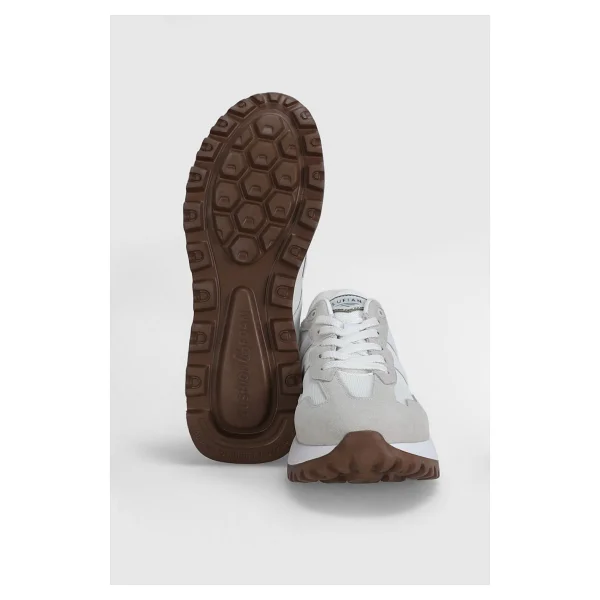 Lufian Arthur Beyaz-Bej Erkek Sneaker - Görsel 5