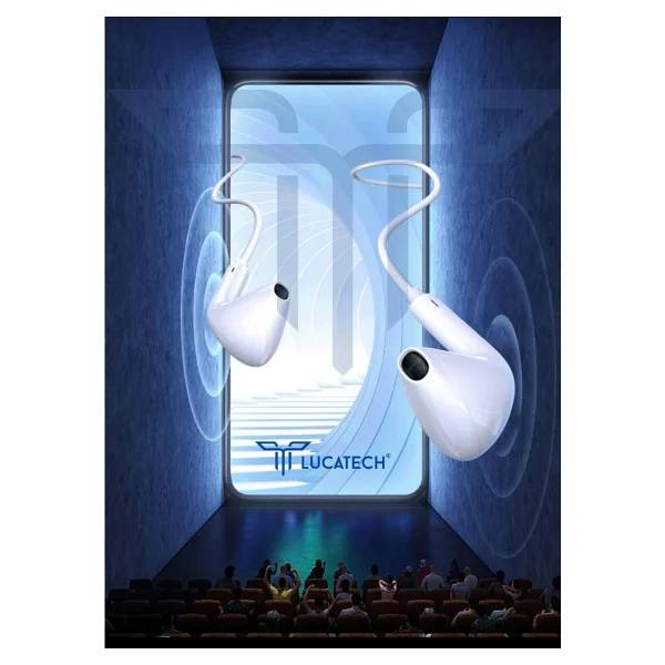 Lucatech Huawei P Smart 2021 Uyumlu Jack Girişli Kulaklık - Beyaz - Görsel 6