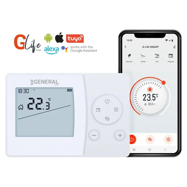 General Life Senna Ht301s Kablosuz Dijital Oda Termostatı - Görsel 8