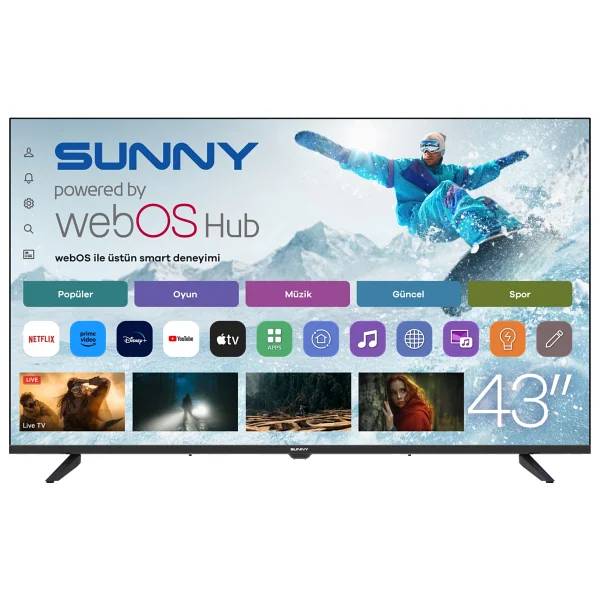 Sunny Sn43fprl Full HD 43" 109 Ekran Uydu Alıcılı Webos Smart LED TV - Görsel 6