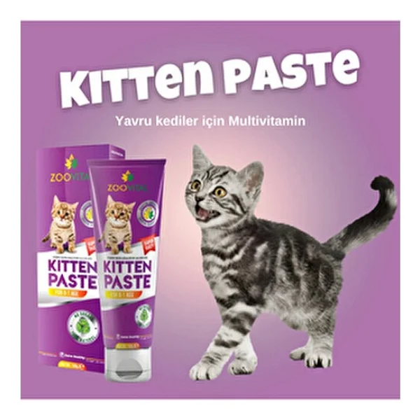 Zoovital Kitten 100 Gr Malt Yavru Kedi Macunu - Görsel 7