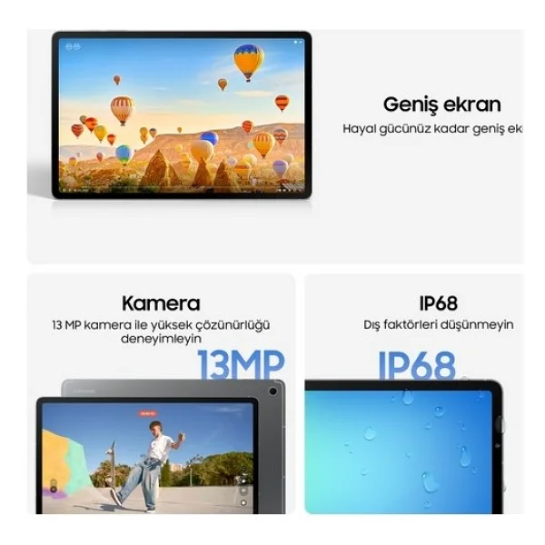 Samsung Galaxy Tab S10 Fe Sm-X520 Gri 256 GB 10.9" Tablet - Görsel 5