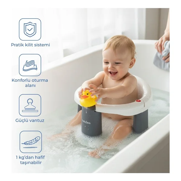 Babyjem Önden Açılır Banyo Ve Mama Oturağı - Görsel 9