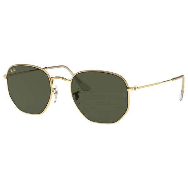 Ray-Ban Hexagonal 3548 919631 Gold-Green Güneş Gözlüğü - Görsel 8