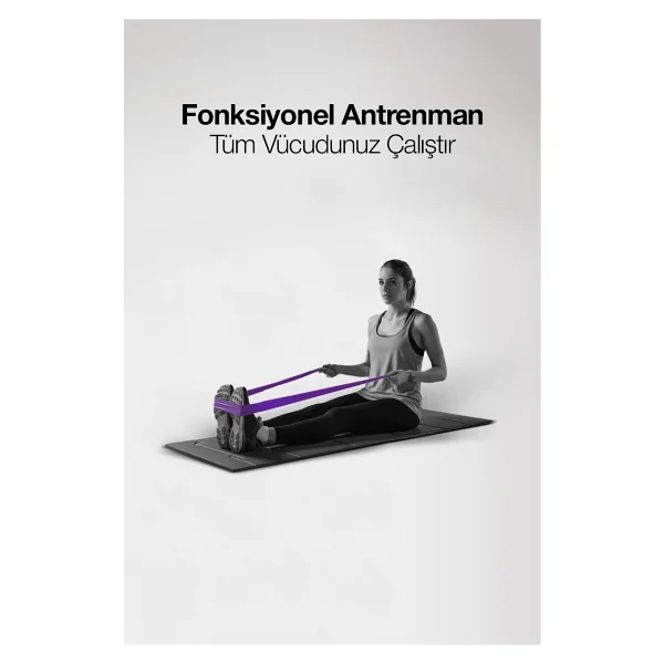 Proforce Pilates Lastiği Sert Rb Sm - Mor Renk - Görsel 4