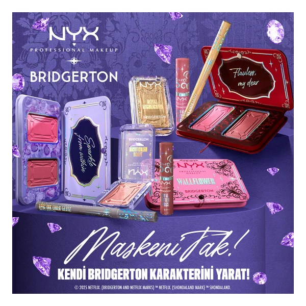 Nyx Professional Makeup Bridgerton Epic Ink Işıltılı 02 Glitzed In Gold Kalem Eyeliner - Görsel 8