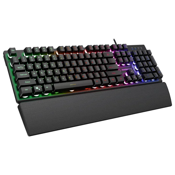 Rampage Km-Rx7 Fortuna V2 Siyah Kablolu Oyuncu Klavye Mouse Seti - Görsel 2
